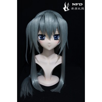(NFD036)Customize Handmade Crossdress Full Head Female/Girl Resin Japanese Cartoon Character Animego Cosplay Kigurumi Mask